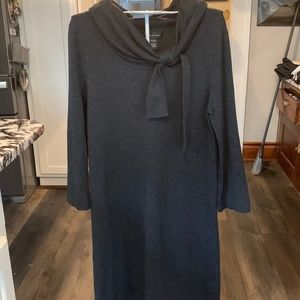 Spense dark grey front tie‎ dress. Don’t think I ever wore it.